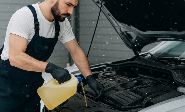 Kış mevsiminde araç bakımı yapılan otomotiv servisi – Polat Otomotiv & Özel Servis